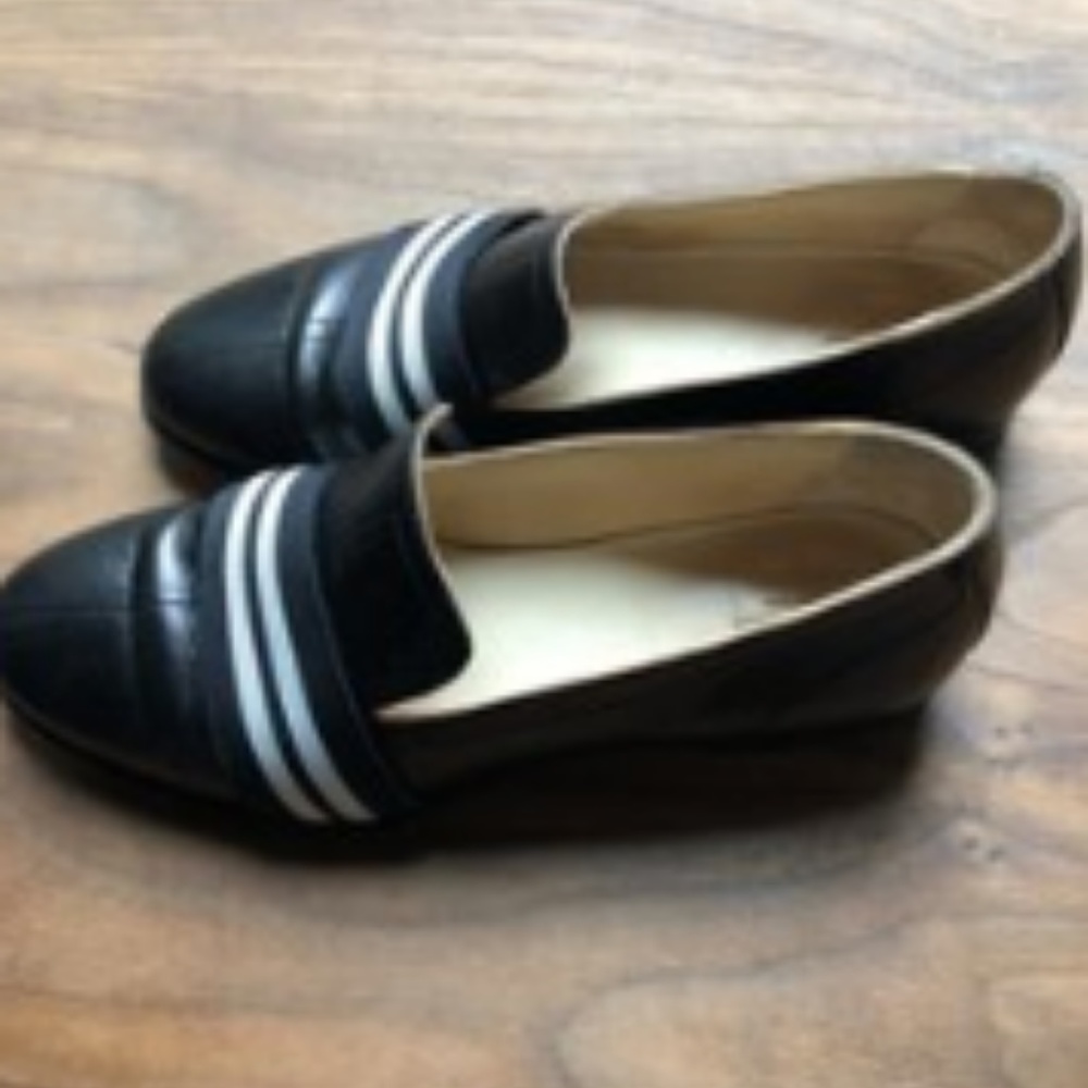 Rag & Bone Amber Black Leather Loafers - Picture 3 of 6